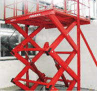 剪叉式電動升降貨梯，固定式液壓升降貨梯